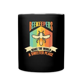 Make The World Sweeter - Full Colour Mug - black - Front