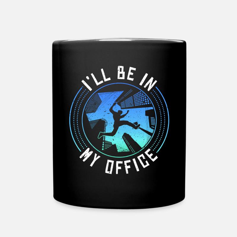 Parkour Freerunning Traceur - Tasse einfarbig - Schwarz
