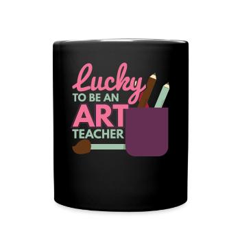 To Be An Art Teacher - Full Colour Mug - black - Front