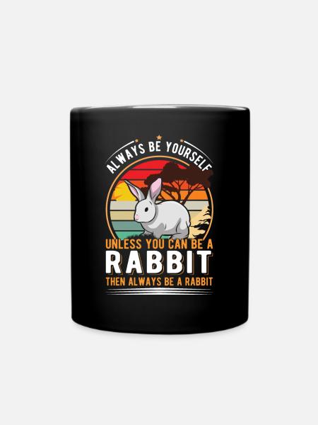 Lapin Lapin Lapin Lapin - Mug uni - noir
