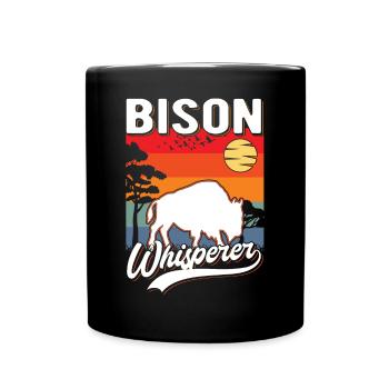 Buffalo Whisperer Buffalo Whisperer Water Buffalo - Full Colour Mug - black - Front