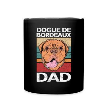 Great Dane Dad Dogue de Bordeaux Gift - Full Colour Mug - black - Front