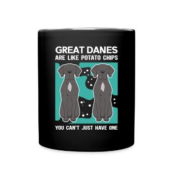 Grand Danois | Cadeau de propriétaire de chien de chien - Mug uni - noir - Devant