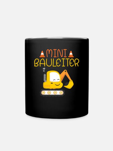 Bauleiter Bauherr und Eigenheim - Tasse einfarbig - Schwarz