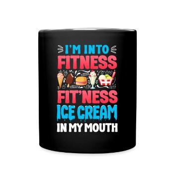 Ice Cream Cone Popsicle I'm Into - Full Colour Mug - black - Front