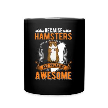 Hamster Gift Dwarf Hamster Golden Hamster - Full Colour Mug - black - Front