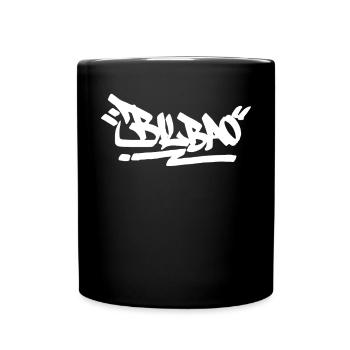 Bilbao City Graffiti Street Art HandStyle Spanien - Tasse einfarbig - Schwarz - Vorne
