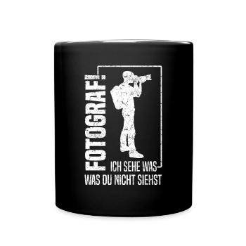 Photographer I see what you don't see - - Full Colour Mug - black - Front