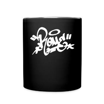 Rome City Graffiti Street Art HandStyle Italien Hi - Tasse einfarbig - Schwarz - Vorne