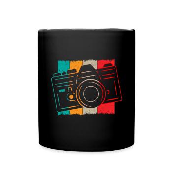 Amateurs de photographie Rétro Caméra Photographie - Mug uni - noir - Devant