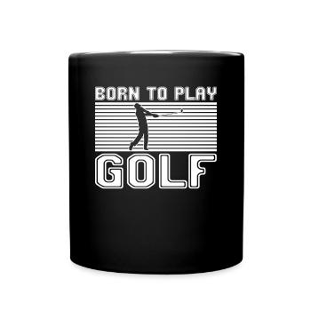 Golfe - Mug uni - noir - Devant