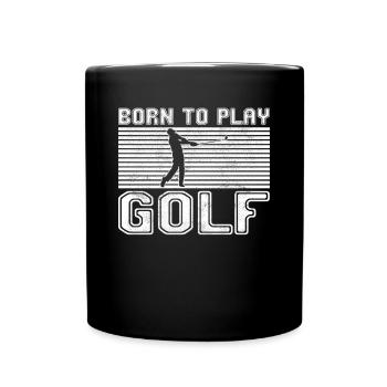 Golfe - Mug uni - noir - Devant