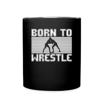 lutte lutte - Mug uni - noir - Devant