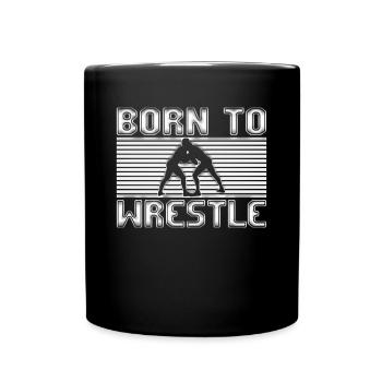 lutte lutte - Mug uni - noir - Devant