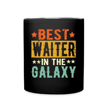 Best Kellner ever Kellner Geschenk - Tasse einfarbig - Schwarz - Vorne