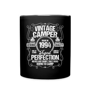 1994 Camper Mountains Scout Scouting Camping 1994 - Full Colour Mug - black - Front