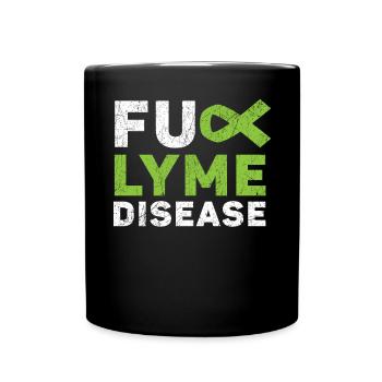 Lyme Disease Warrior Lyme Disease Awareness Monat - Tasse einfarbig - Schwarz - Vorne
