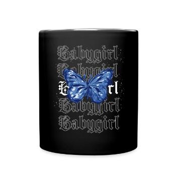 Okkult Goth Gothic Punk Grunge - Tasse einfarbig - Schwarz - Vorne