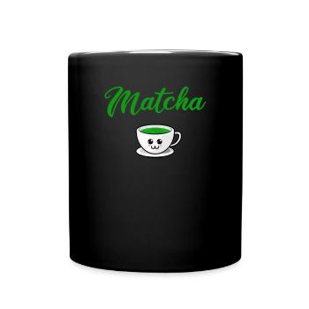 matcha, funny matcha - Full Colour Mug - black - Front