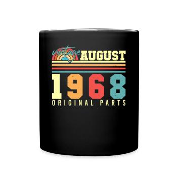 1968 In August Retro - Full Colour Mug - black - Front