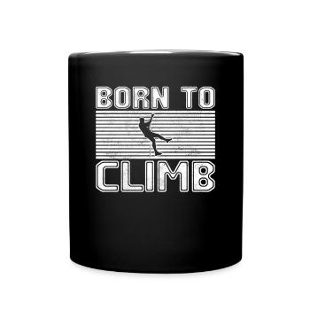 Climb - Full Colour Mug - black - Front