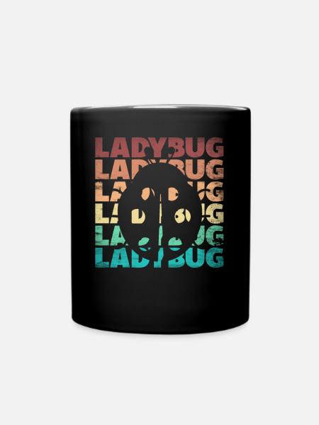 Ladybug Entomologist Entomology Ladybirds - Tasse einfarbig - Schwarz