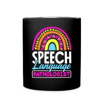 Speech Language Pathologist Speech Therapy - Tasse einfarbig - Schwarz - Vorne