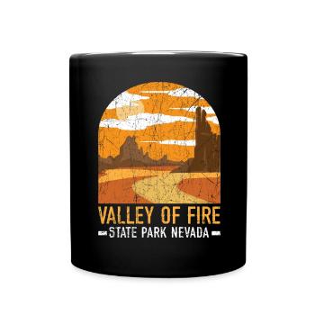Valley Of Fire State Park Nevada USA Nevadans - Full Colour Mug - black - Front