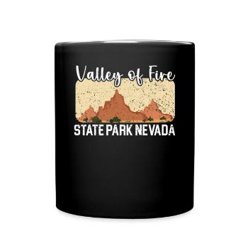 Valley Of Fire State Park Nevada USA Nevadans - Full Colour Mug - black - Front