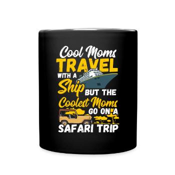 Safari Family Holiday Design Pour Un - Mug uni - noir - Devant