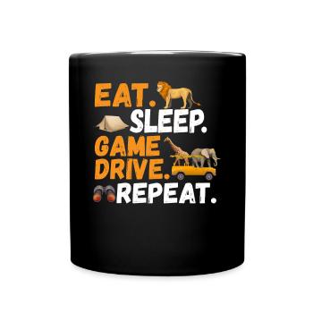 Safari Family Holiday Design Pour Un - Mug uni - noir - Devant