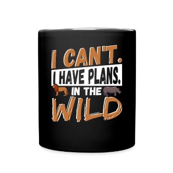 Safari Family Holiday Design Pour Un - Mug uni - noir - Devant