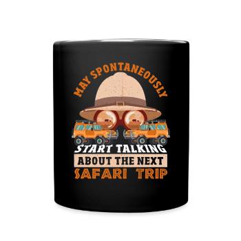 Safari Family Holiday Design Pour Un - Mug uni - noir - Devant