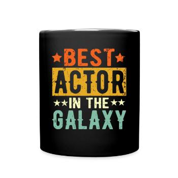 Best Schauspieler ever Schauspieler Geschenk - Tasse einfarbig - Schwarz - Vorne