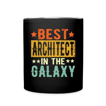 Best Architekt ever Architekt Geschenk - Tasse einfarbig - Schwarz - Vorne