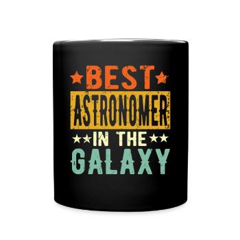 Best Astronom ever Astronom Geschenk - Tasse einfarbig - Schwarz - Vorne
