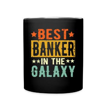 Meilleur banquier de tous les temps Cadeau de banquier - Mug uni - noir - Devant