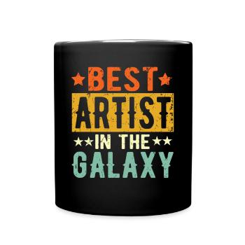 Best Artist ever Artist Gift - Full Colour Mug - black - Front