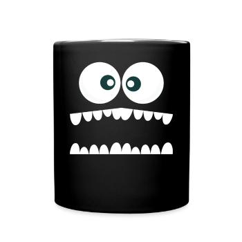 Monster Design ! Cool monster motif for fun at - Full Colour Mug - black - Front