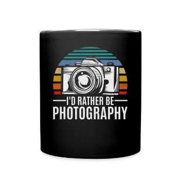 Photographe Photographe Je préfère - Mug uni - noir - Devant