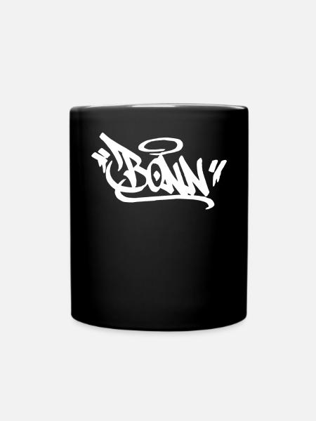 Bonn City Graffiti Street Art HandStyle Deutschlan - Tasse einfarbig - Schwarz