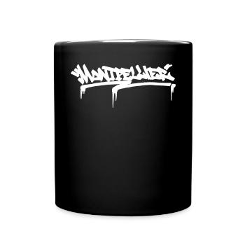 Montpellier City Graffiti Street Art France Hip Ho - Tasse einfarbig - Schwarz - Vorne