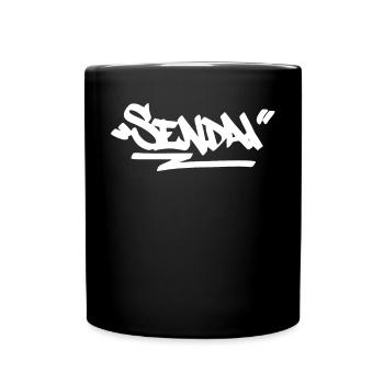 Sendai City Graffiti Street Art HandStyle Japan Hi - Tasse einfarbig - Schwarz - Vorne