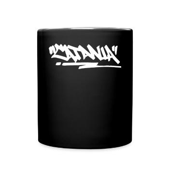 Catania City Graffiti Street Art Handstyle Italien - Tasse einfarbig - Schwarz - Vorne