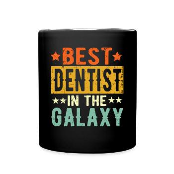 Meilleur dentiste jamais Dentiste Cadeau - Mug uni - noir - Devant