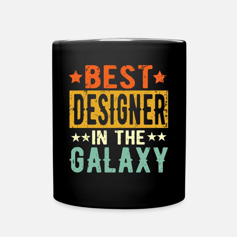 Best Designer ever Designer Geschenk - Tasse einfarbig - Schwarz