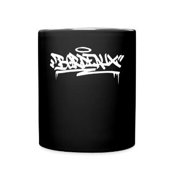 Bordeaux City Graffiti Street Art France Hip Hop - Tasse einfarbig - Schwarz - Vorne