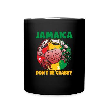 Jamaika Strandurlaub am Meer Design Strandmotiv - Tasse einfarbig - Schwarz - Vorne