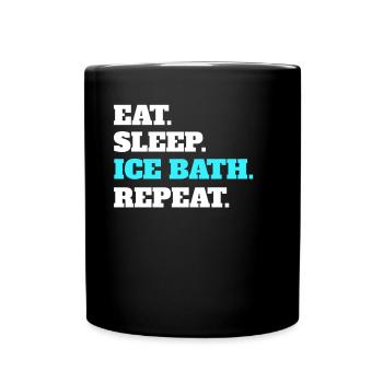 Bain de glace - Mug uni - noir - Devant