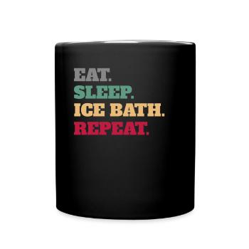 Ice bath - Full Colour Mug - black - Front